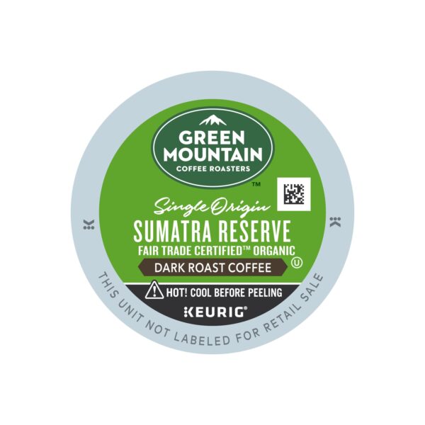 Green Mountain Dark Roast Fair Trade Certified Organic Sumatra Reserve Coffee Coffee
