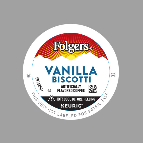 Folgers Flavored Vanilla Biscotti Coffee